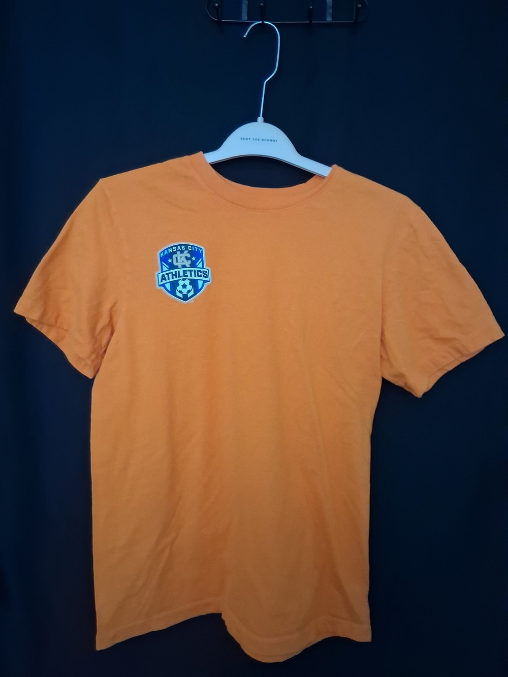 Nike Orange Logo Crewneck Tee